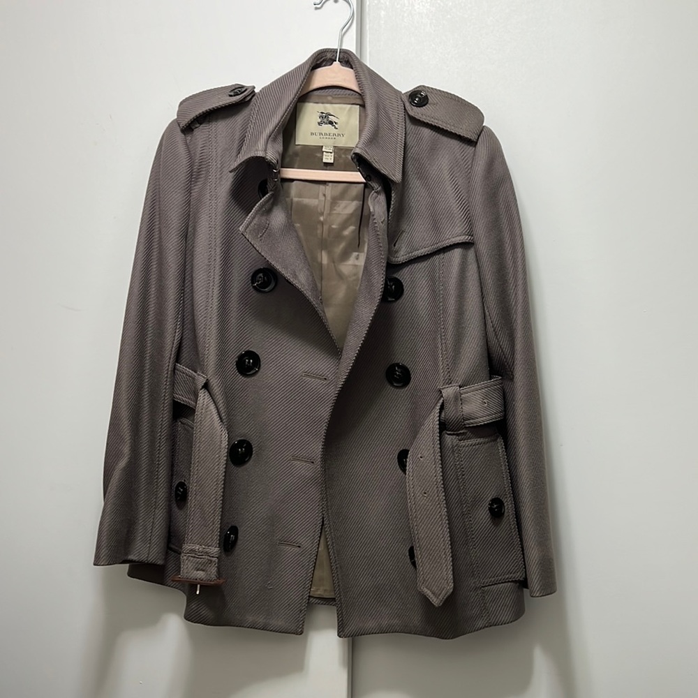 Burberry coat size 8